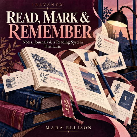 Cover of READ, MARK &; REMEMBER, an IREVANTO digital personal-library guide.