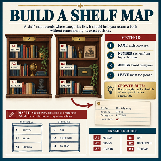 A sample page from SHELVES THAT MAKE SENSE.